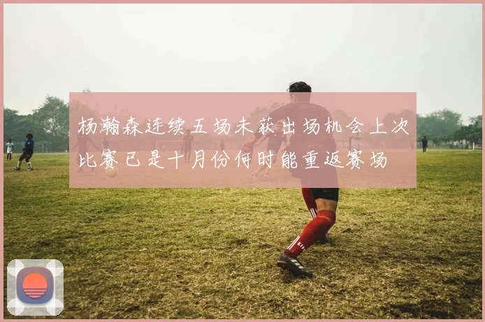 杨瀚森连续五场未获出场机会上次比赛已是十月份何时能重返赛场